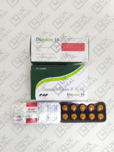 Valium Diazepam 10mg Blistered