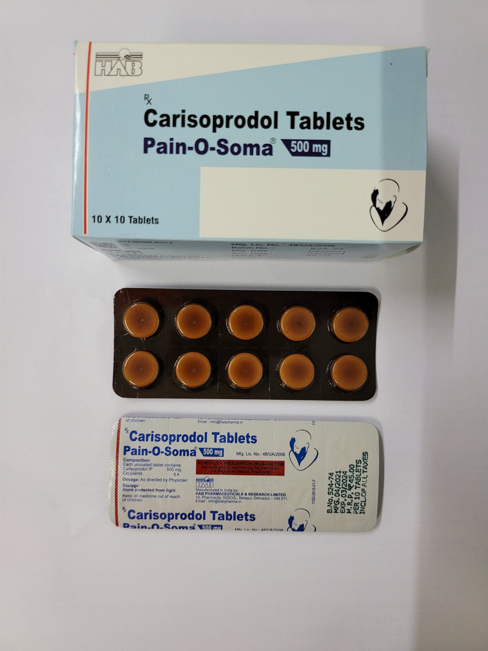 Soma Carisoprodol 350mg